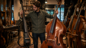 Comparación entre contrabajo eléctrico y acústico para músicos
